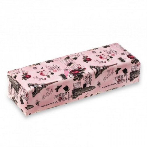 Suport de mana din piele ecologica 006 Roz cu model Paris